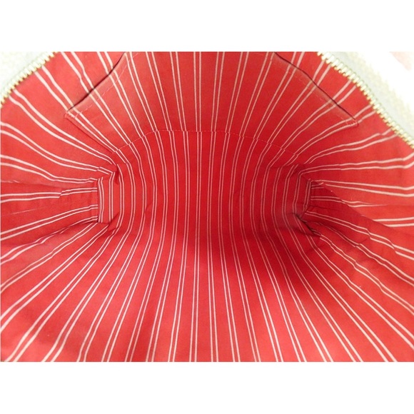 Louis Vuitton Tan Tote with Red Straps - Picture 10 of 16